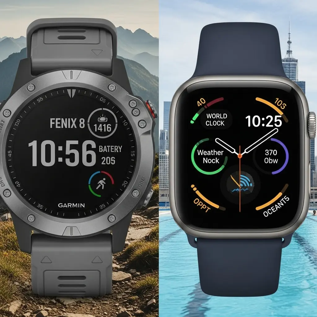 Garmin Fenix 8 oder Apple Watch Ultra 2 – der große Vergleich für Abenteurer